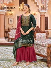 Sree Leela By Mukesh Gadhawal Silk Embroidery Work Kurti With Sharara  And Dupatta Wholesale Suppliers In Mumbai